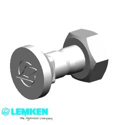 LUKKOKANTAPULTTI JA MUTTERI M10X1X33 12.9 MU-10